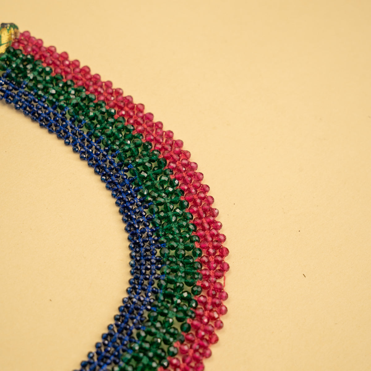 REMI BIJOUX PREMIUM CRYSTAL HANDMADE AND BEADED NECKPIECE/CHOKER CH217