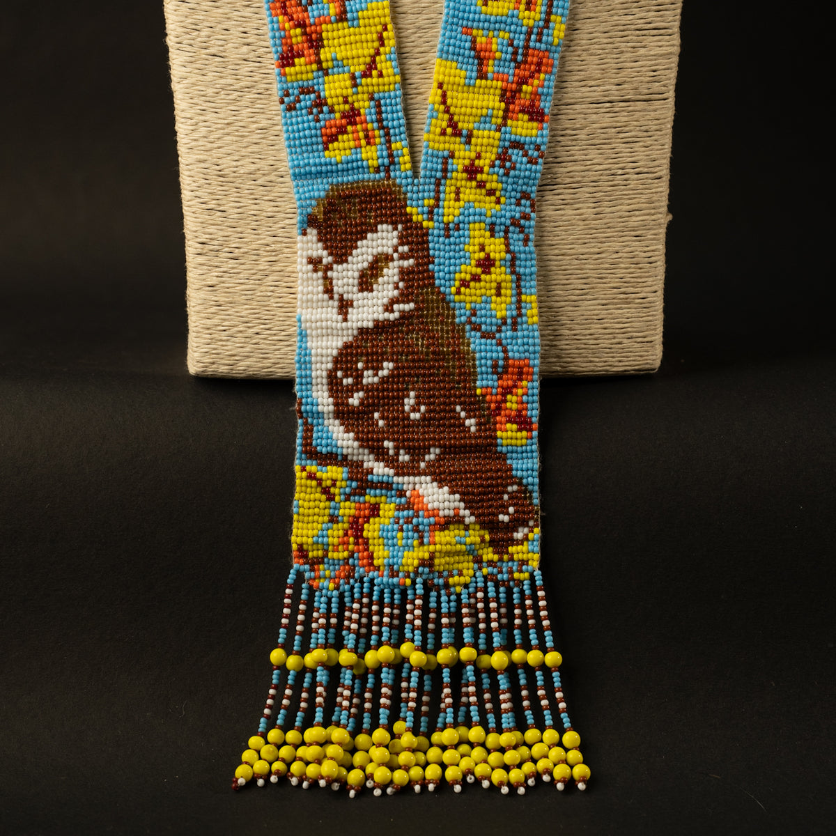 SASHA AFRO BEADED HANDMADE MALA/ NECKPIECE ML112