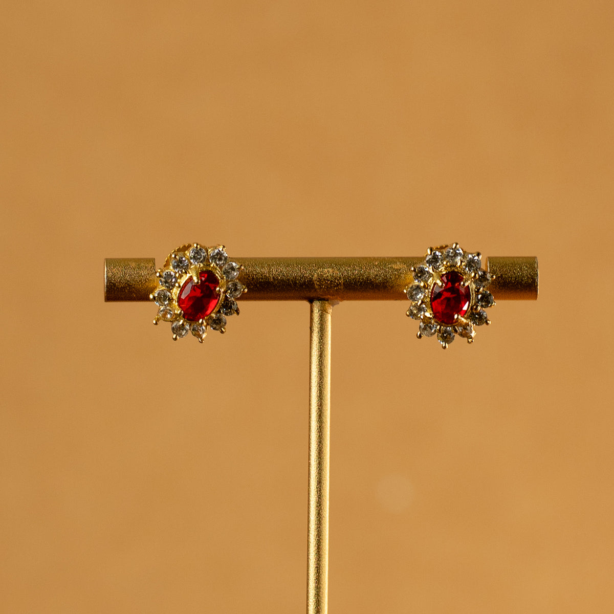 MEGNA SEMI HANDMADE MONALISA AND AD STONES STONES NECKPIECE/NECKLACE EARRINGS NL319