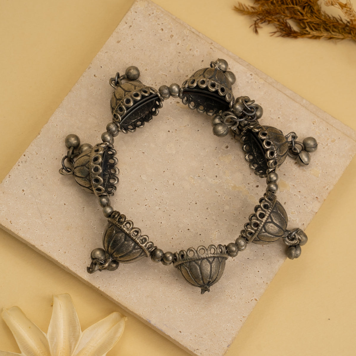 VINIKA BLACK POLISH HAND CUFFS/BRACELET/BANGLES/KADAS BR89