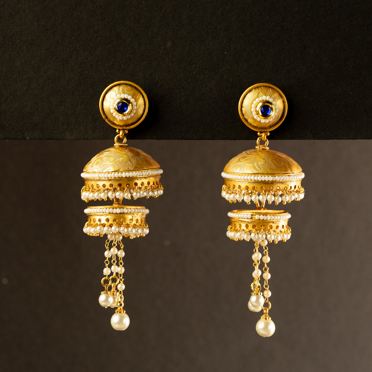 SOPHIE GOLDTONED ANTIQUE EARRINGS ER266