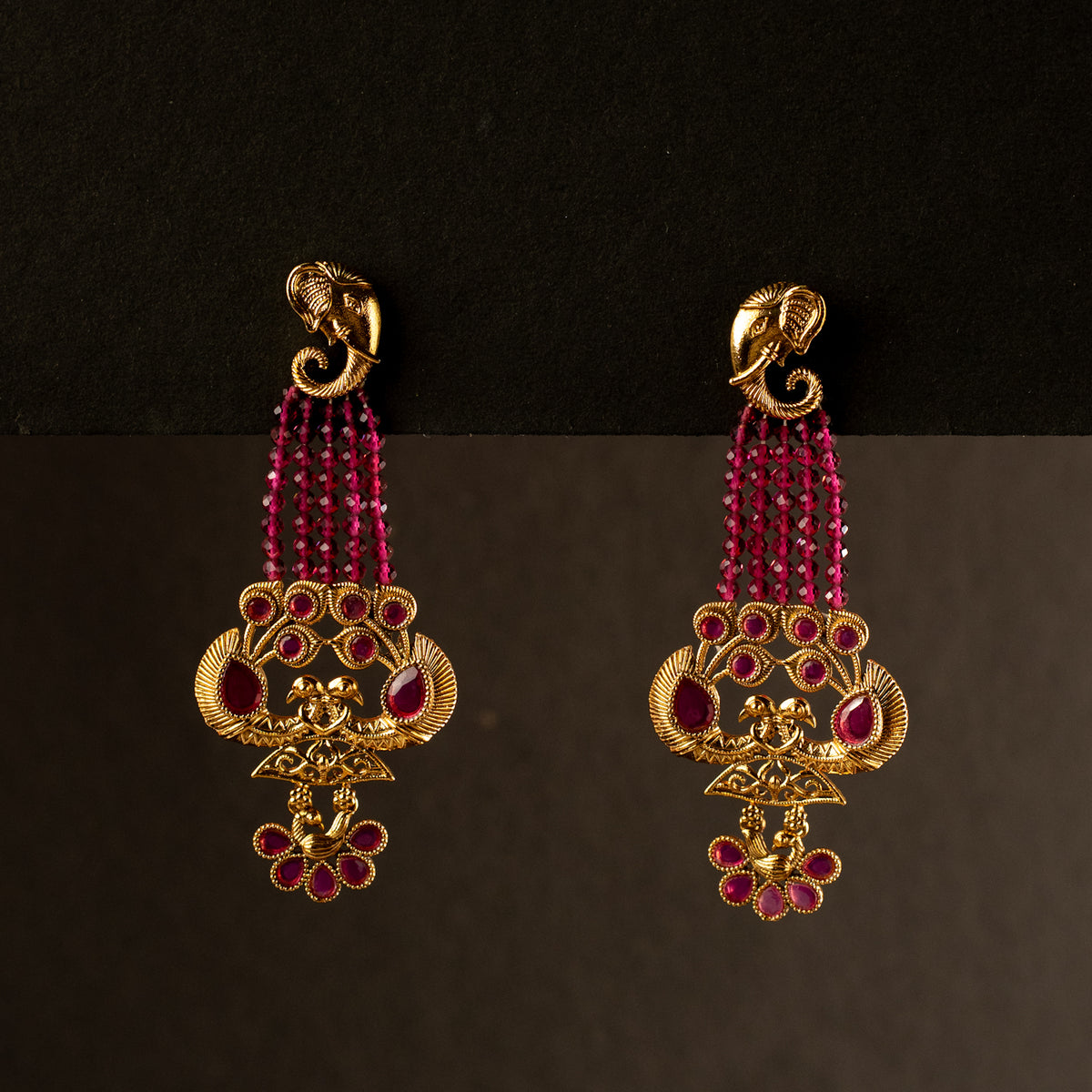 GRACE GOLDTONED ANTIQUE EARRINGS ER268