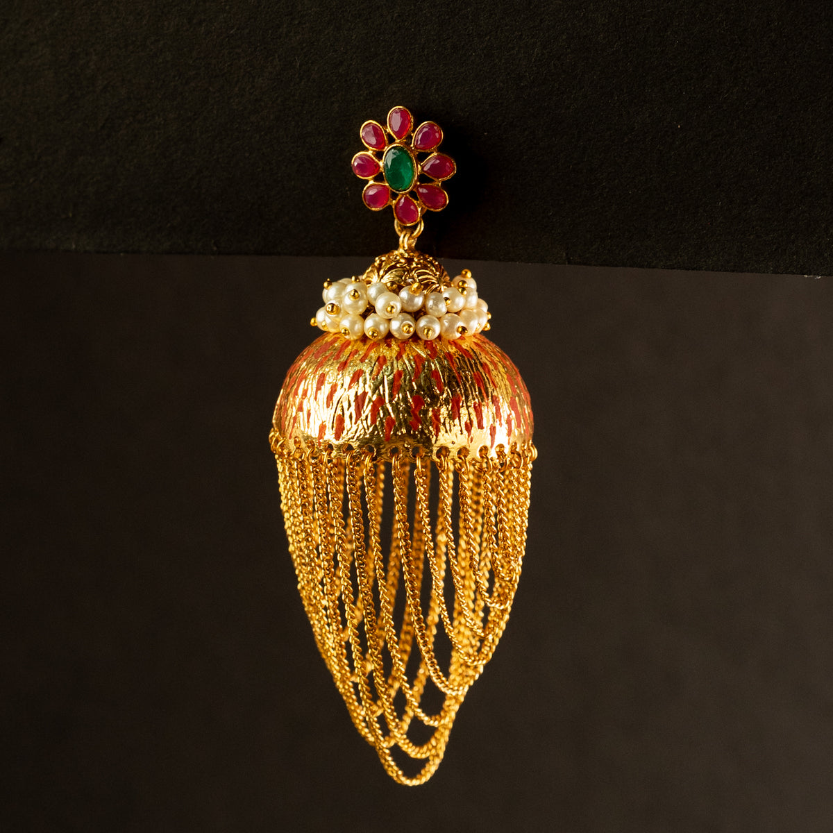 STELLA GOLDTONED ANTIQUE EARRINGS ER267