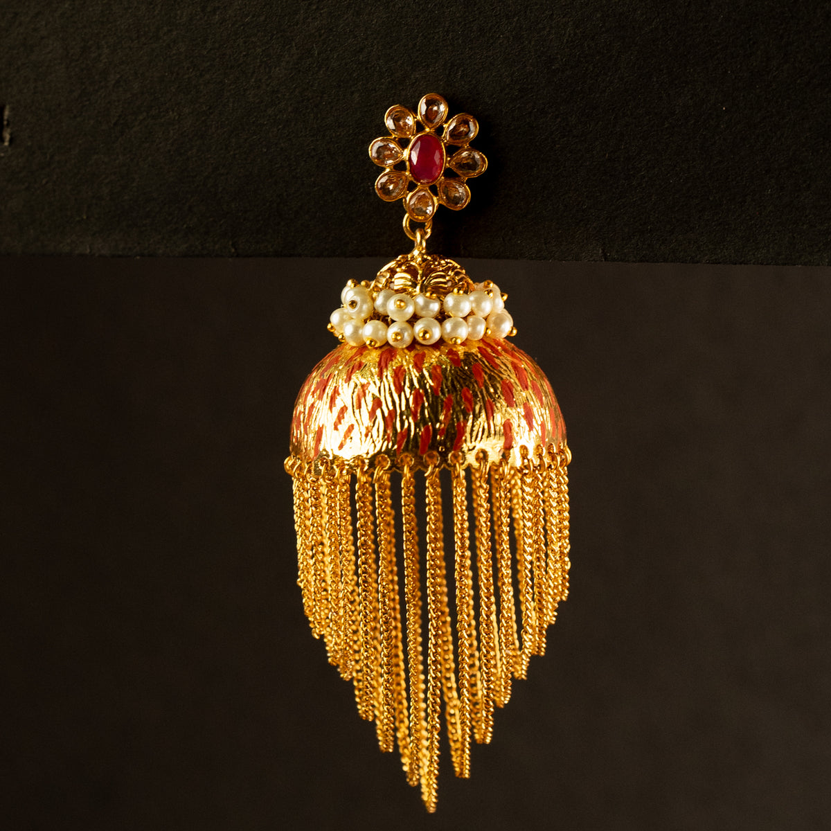 STELLA GOLDTONED ANTIQUE EARRINGS ER267