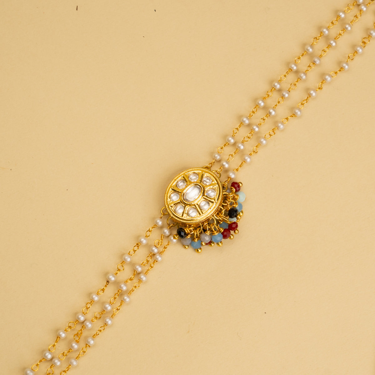 AADHAYA MEENAKRI KUNDAN RUSTIC HANDMADE CHOKER CH144