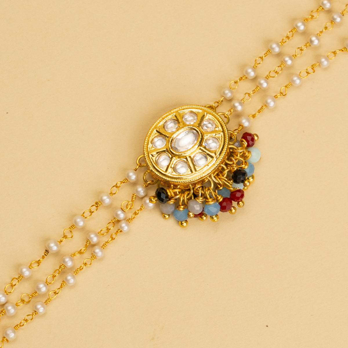 AADHAYA MEENAKRI KUNDAN RUSTIC HANDMADE CHOKER CH144