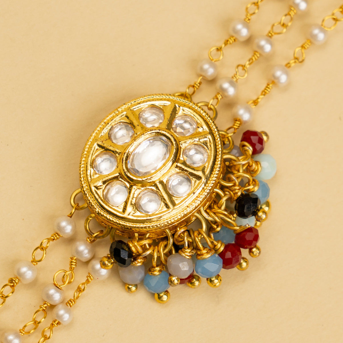 AADHAYA MEENAKRI KUNDAN RUSTIC HANDMADE CHOKER CH144