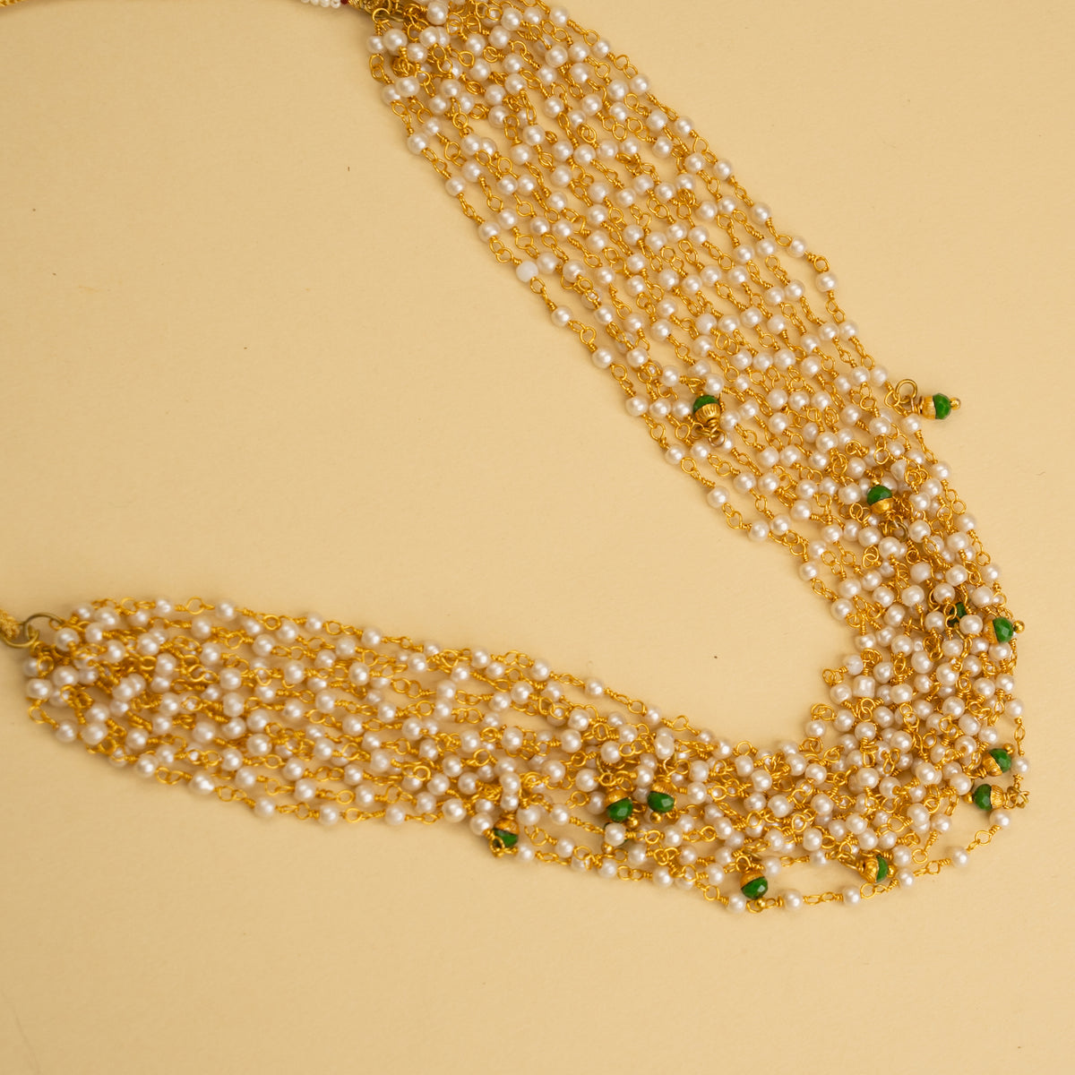 AALIA BIJOUX PREMIUM AND EXCLUSIVE PEARL HANDMADE CHOKER  CH142