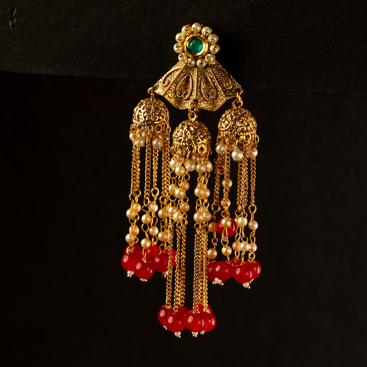 LUCY GOLDTONED ANTIQUE EARRINGS ER411