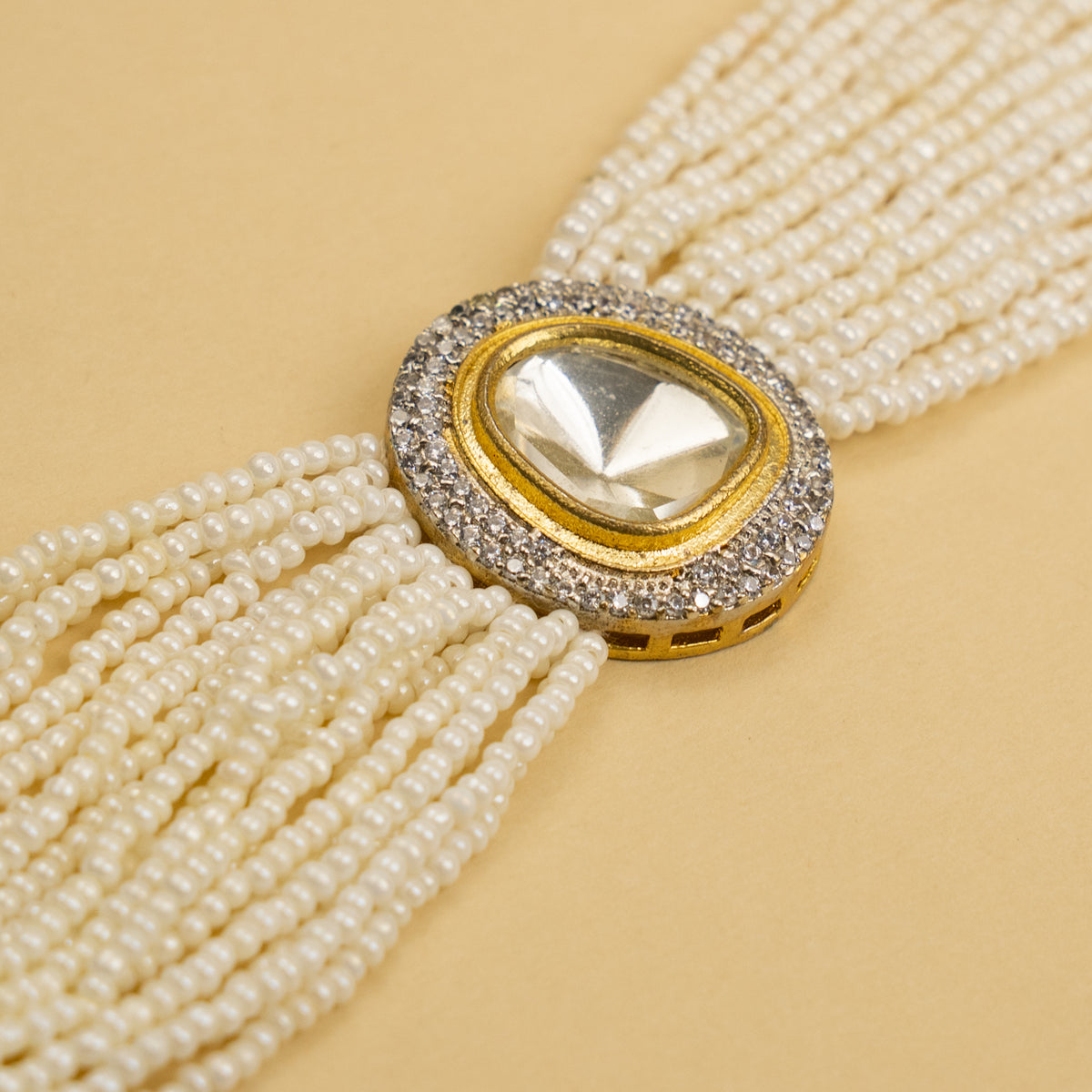 GIANNA POLKI BIJOUX PREMIUM HANDMADE CHOKER WITH EARRINGS CH108