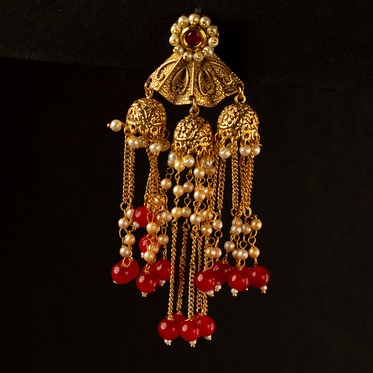 LUCY GOLDTONED ANTIQUE EARRINGS ER411