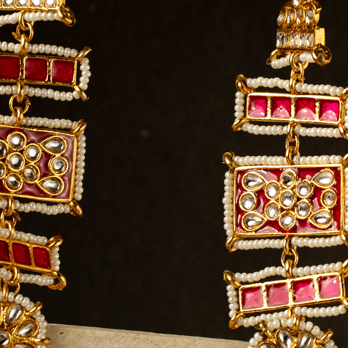 LOLITA DANGLER TWINGS EARRING WITH EAR CHAIN ER424