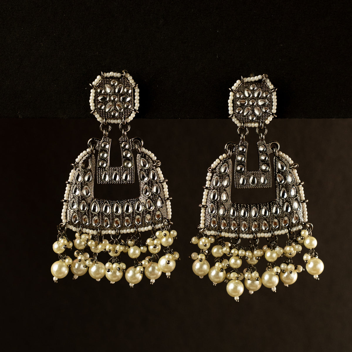 SAMYU FAUX STONE DANGLERS EARRING ER430