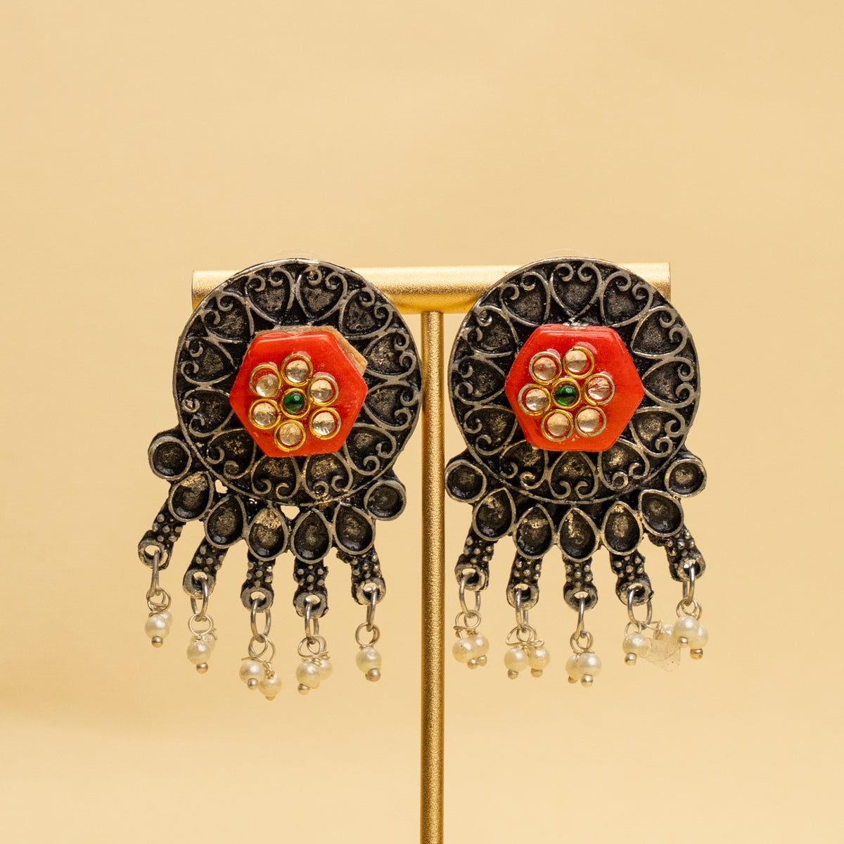 BENJAMIN  BLACK POLISH MALA/ NECKPIECE  ML165