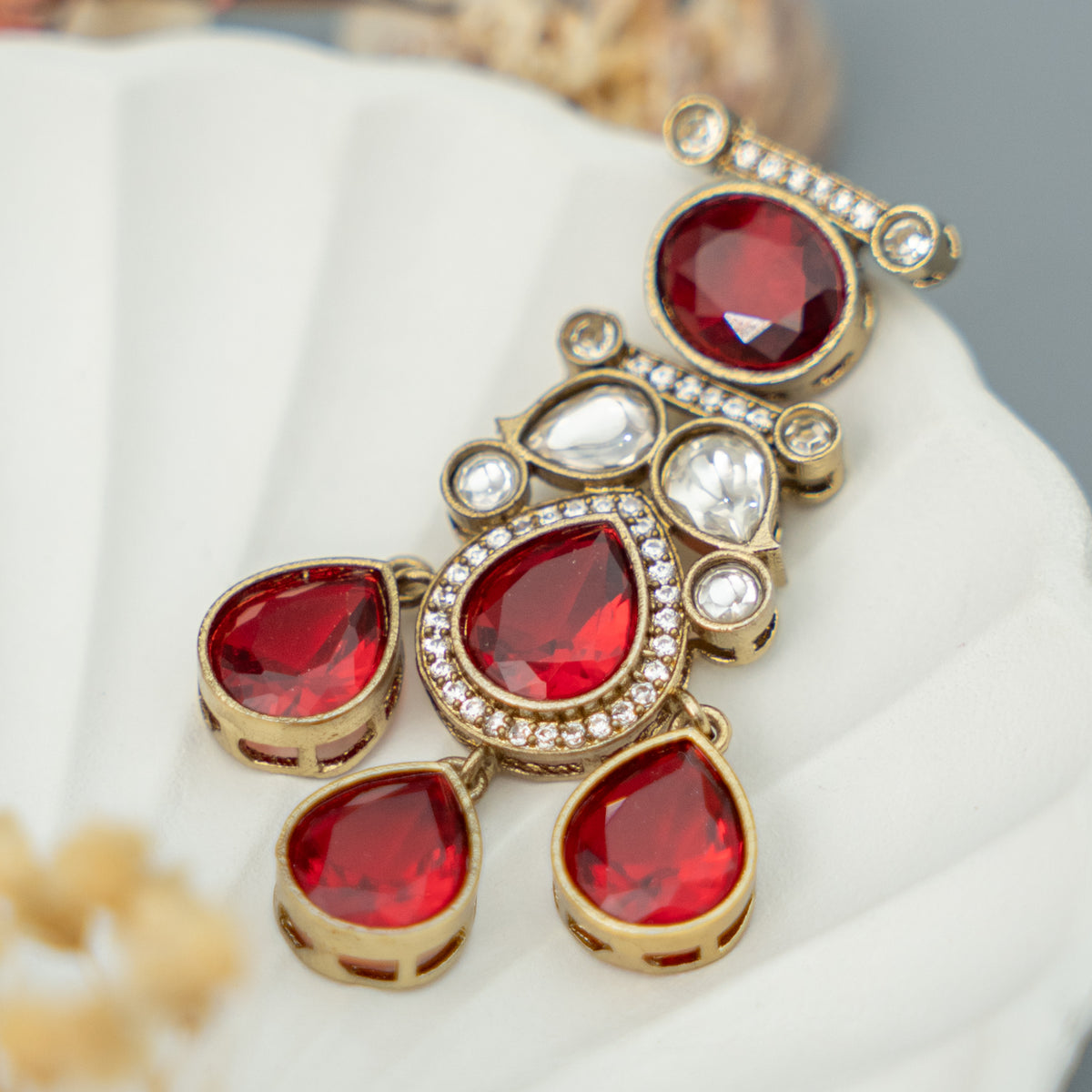 NOHA VISUAL PREMIUM SEMI HANDMADE VICTORIAN EARRINGS/DANGLER ER919