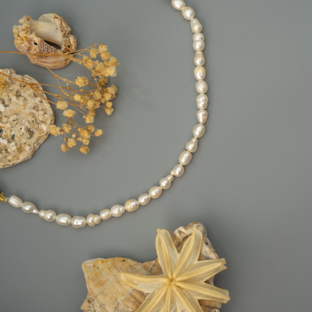 DIANA NATURAL PEARL HANDMADE CHOKER CH484