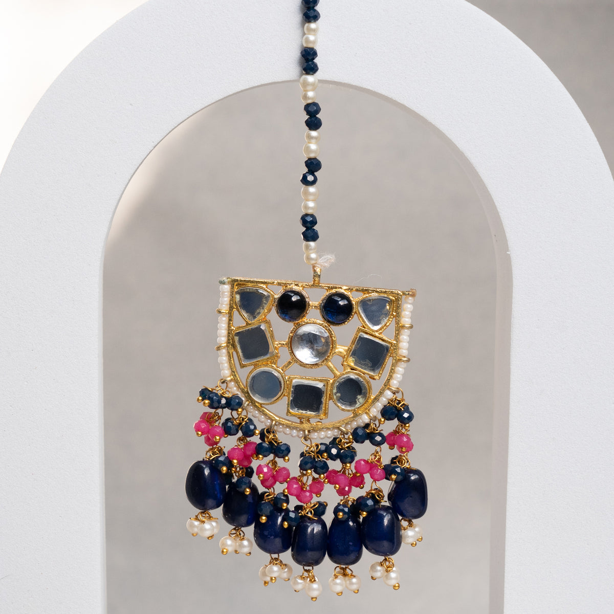 MILLA SEMI HANDMADE GLASSSTONE EARRINGS ER87