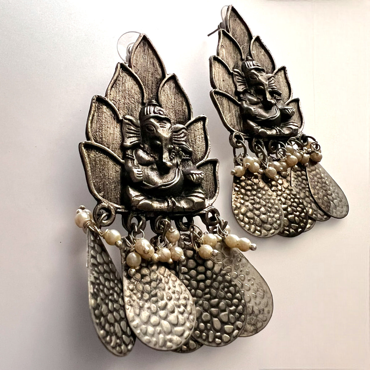 GAN PAPPA AFGHANI RAW AND RUSTIC AND VINTAGE EARRING AF56