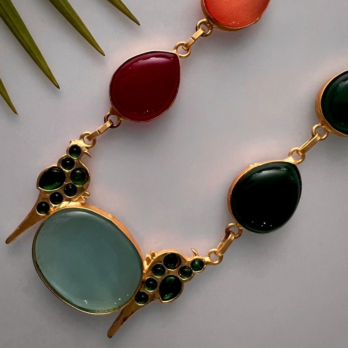 ROXANIA SET RING EARRING AND NECKLACE HANDMADE GOLD TONED PREMIUM NECKLACE/NECKPIECE EARRING SET NL30