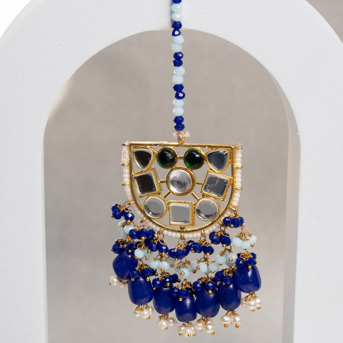 MILLA SEMI HANDMADE GLASSSTONE EARRINGS ER87