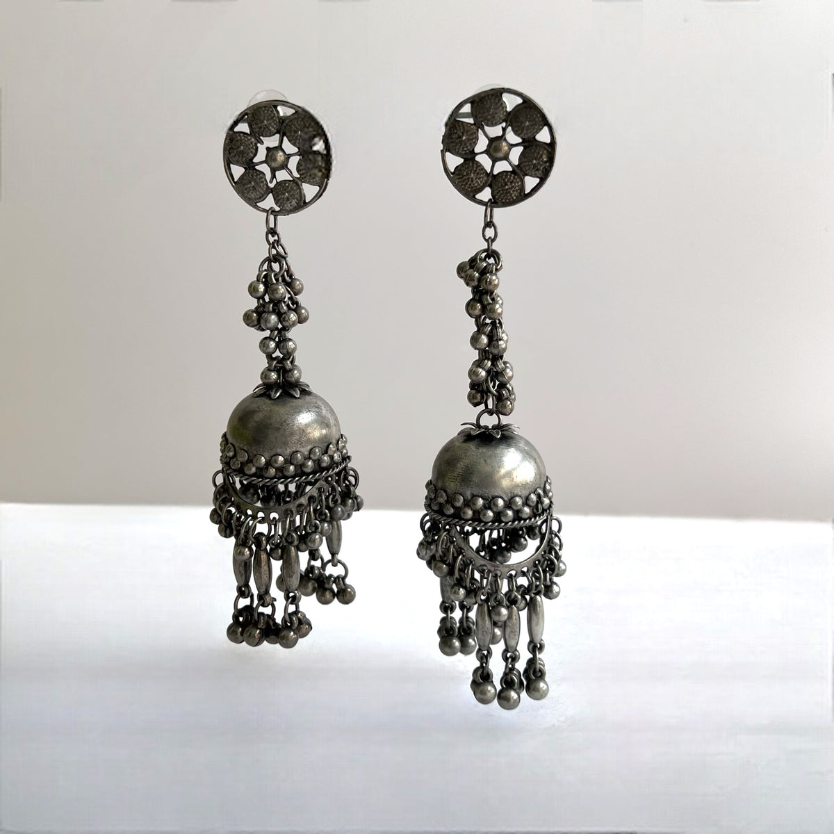 LONGINES AFGHANI RAW AND RUSTIC AND VINTAGE JUMBO JHUMKAS AF33