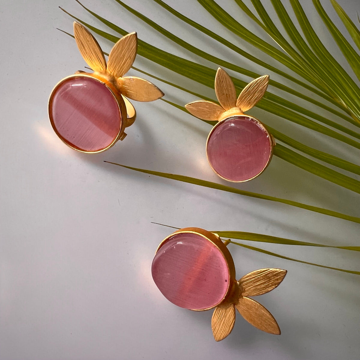 ROXANIA SET RING EARRING AND NECKLACE HANDMADE GOLD TONED PREMIUM NECKLACE/NECKPIECE EARRING SET NL30