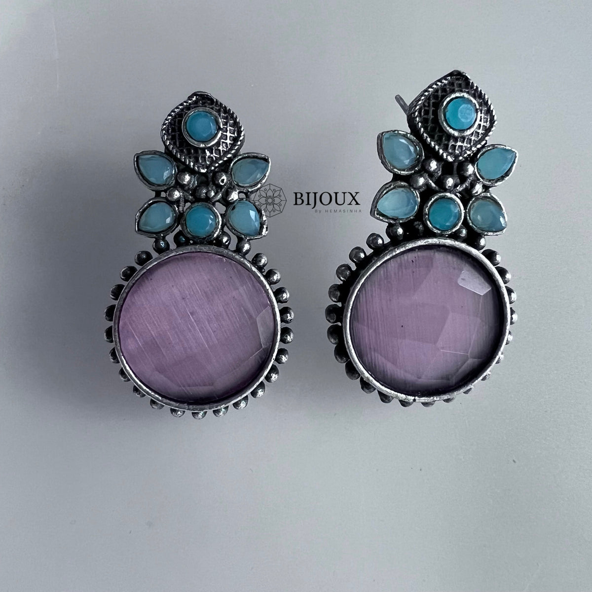 ARAMA SILVER LOOK ALIKE SEMI-HANDMADE EARRINGS ER228