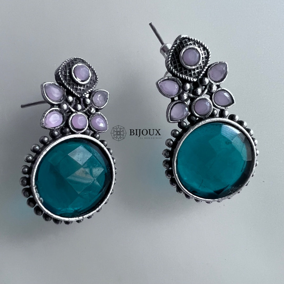 ARAMA SILVER LOOK ALIKE SEMI-HANDMADE EARRINGS ER228
