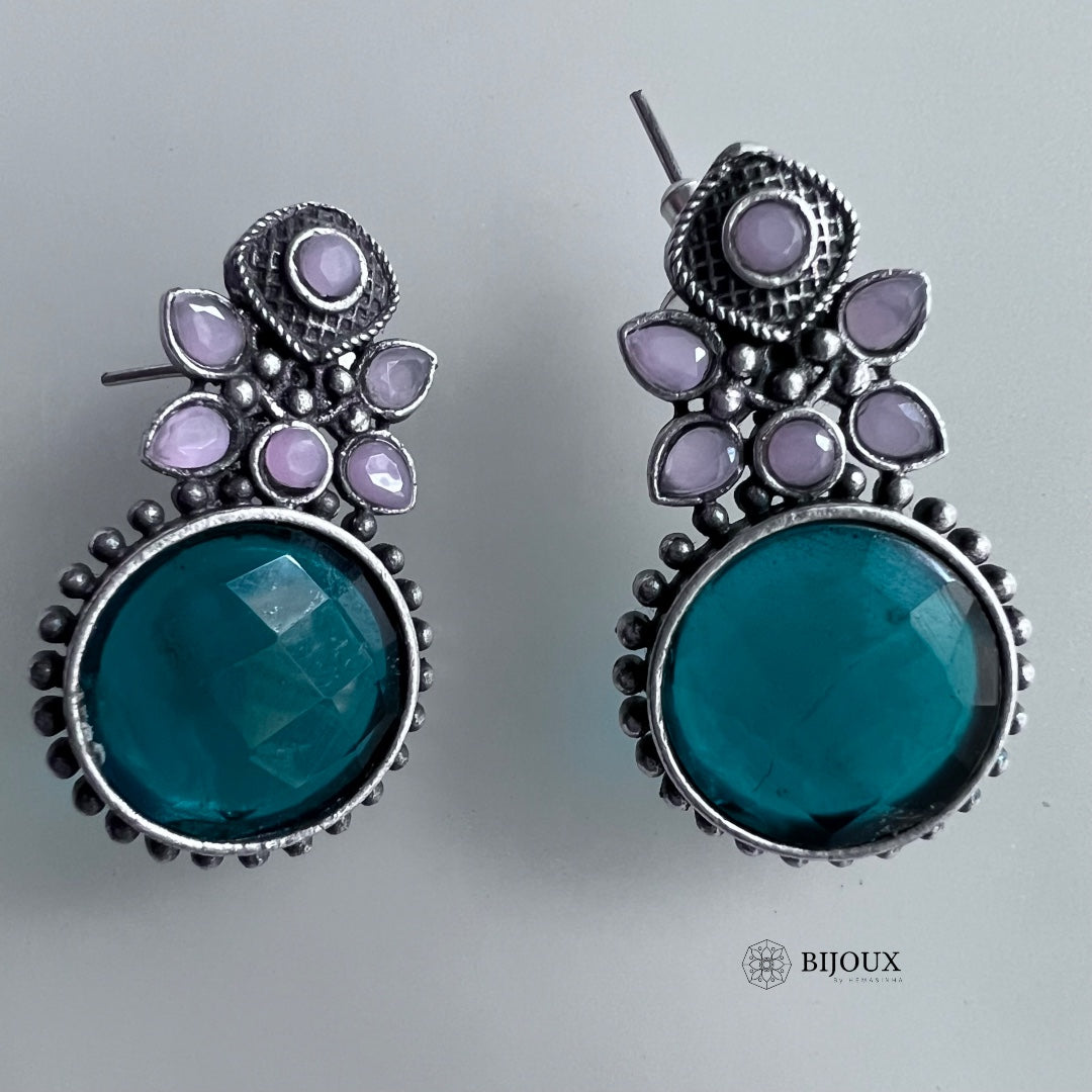 ARAMA SILVER LOOK ALIKE SEMI-HANDMADE EARRINGS ER228