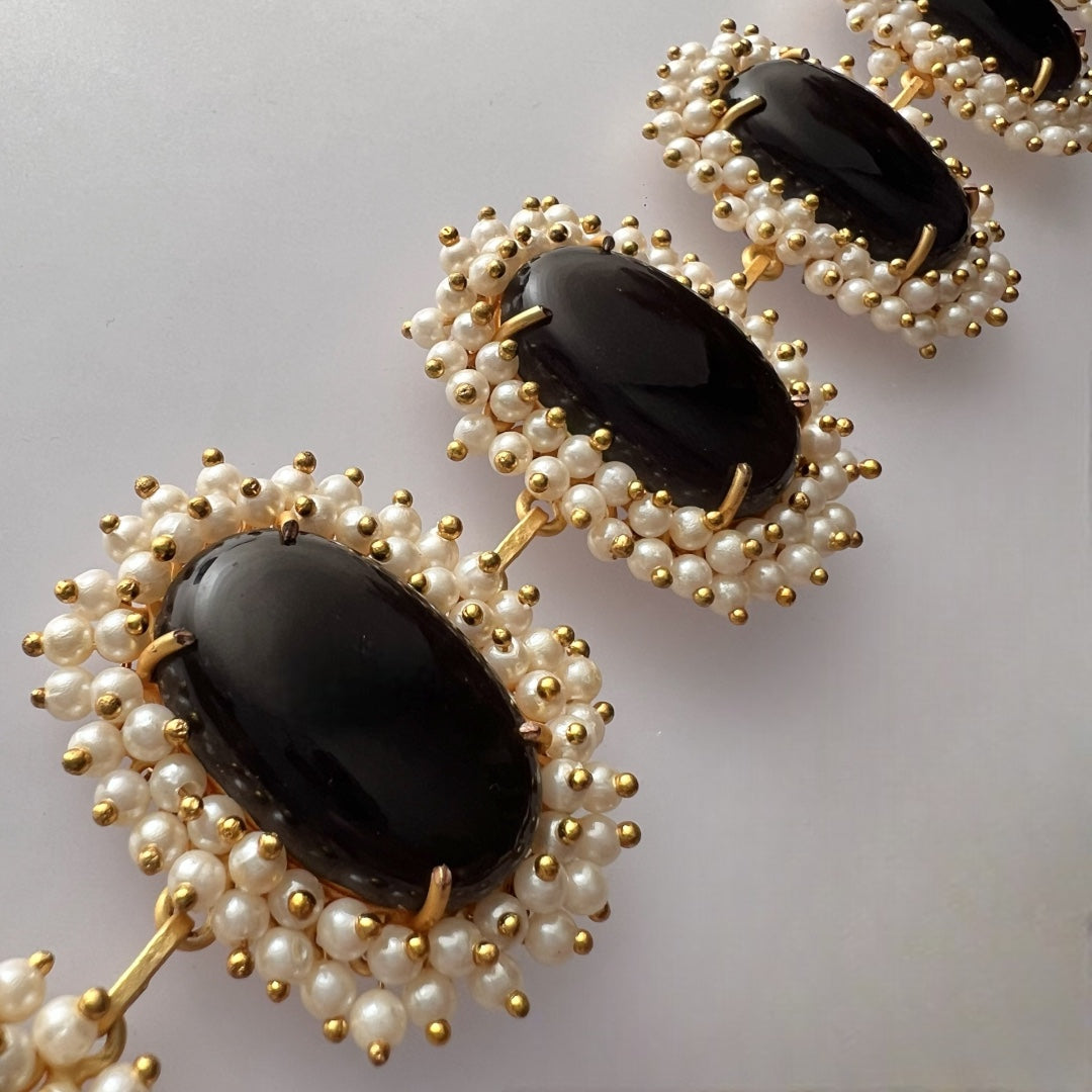 ELA BIJOUX PREMIUM AND EXCLUSIVE HANDMADE CHOKER WITH EARRINGS CH208