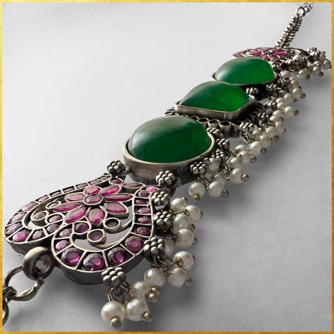 STELLA BIJOUX PREMIUM AND EXCLUSIVE SEMI HANDMADE CHOKER WITH EARRINGS CH125