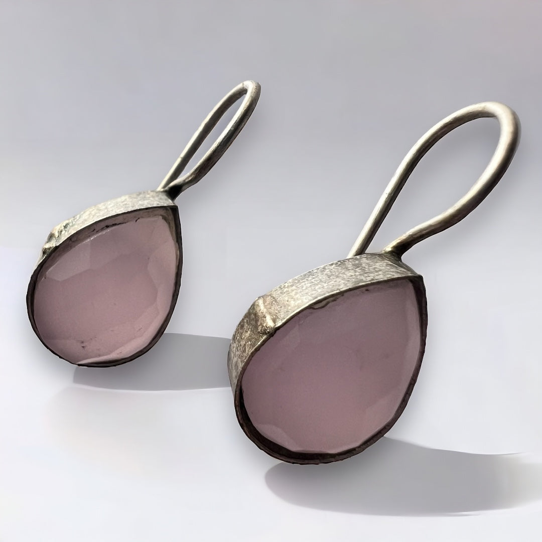 VIRANA SEMI HANDMADE RAW AND RUSTIC CHOKER/NECKPIECE/NECKLACE WITH EARRINGS CH51