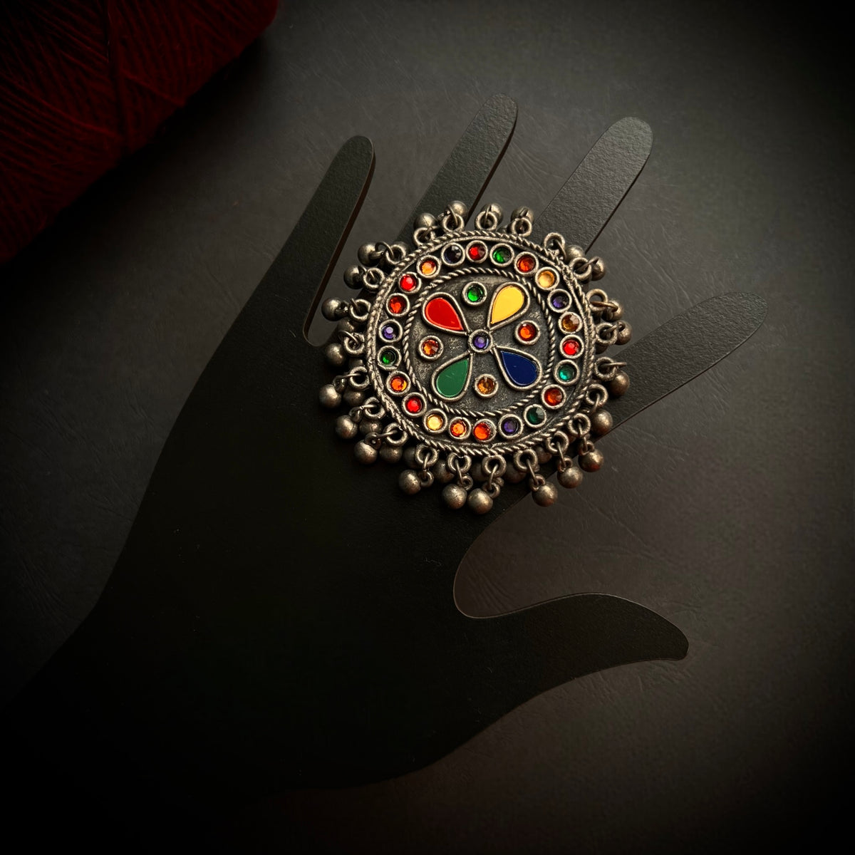 AGAYA  AFGHANI MEENA FINGER RING R27