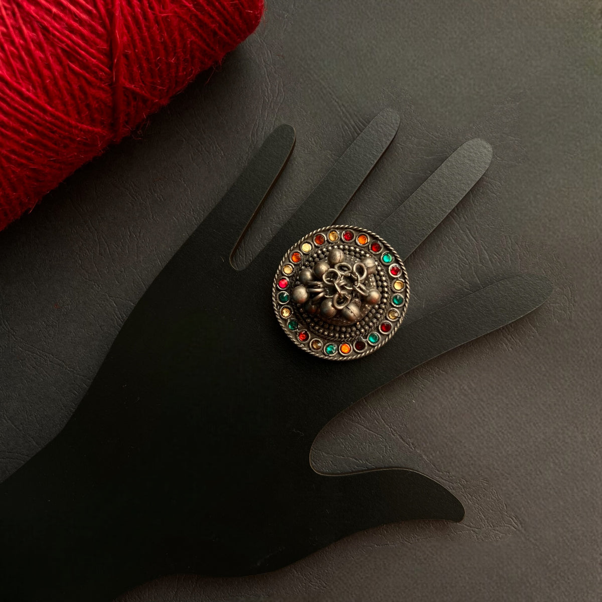 AHANYA  AFGHANI FINGER RING R29