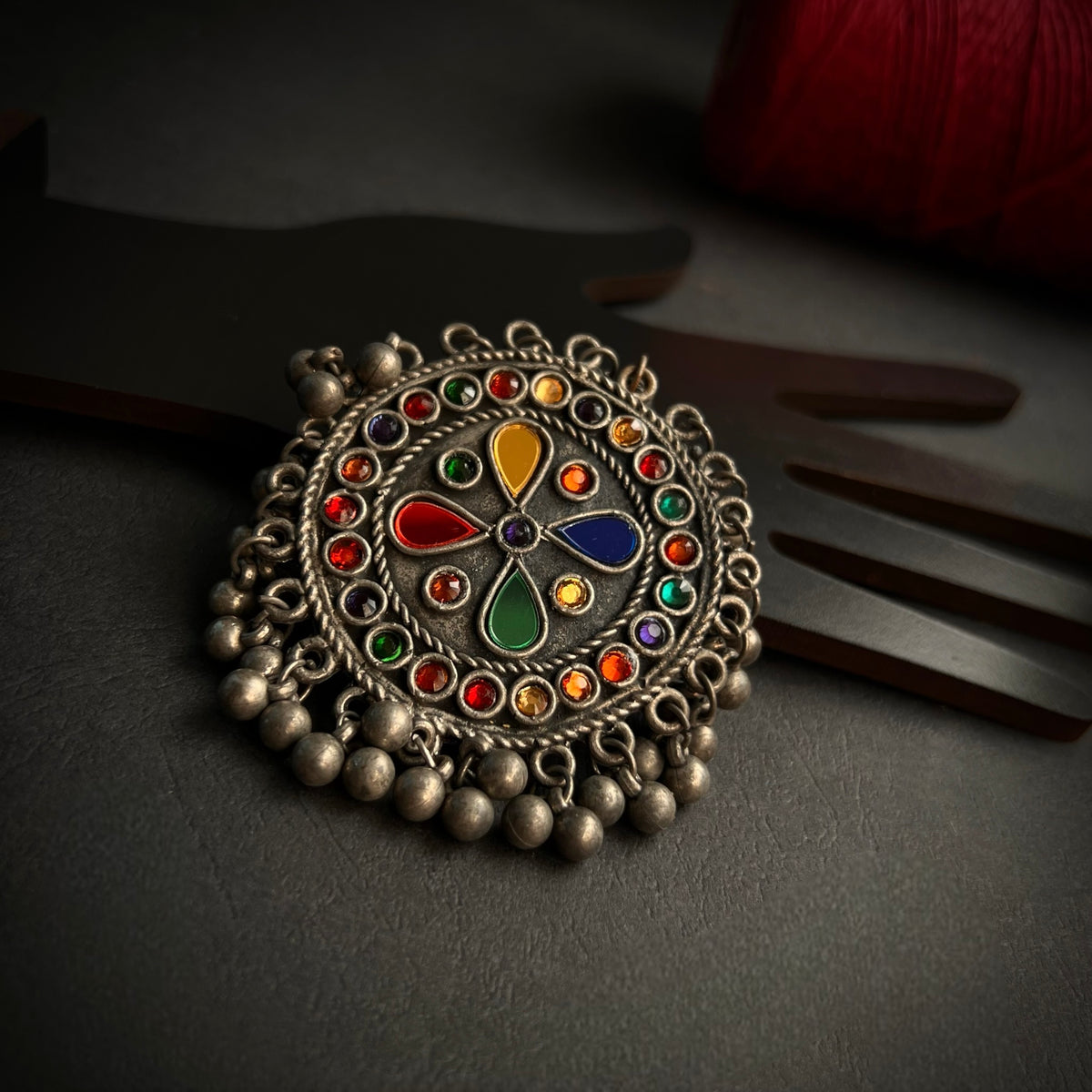 AGAYA  AFGHANI MEENA FINGER RING R27