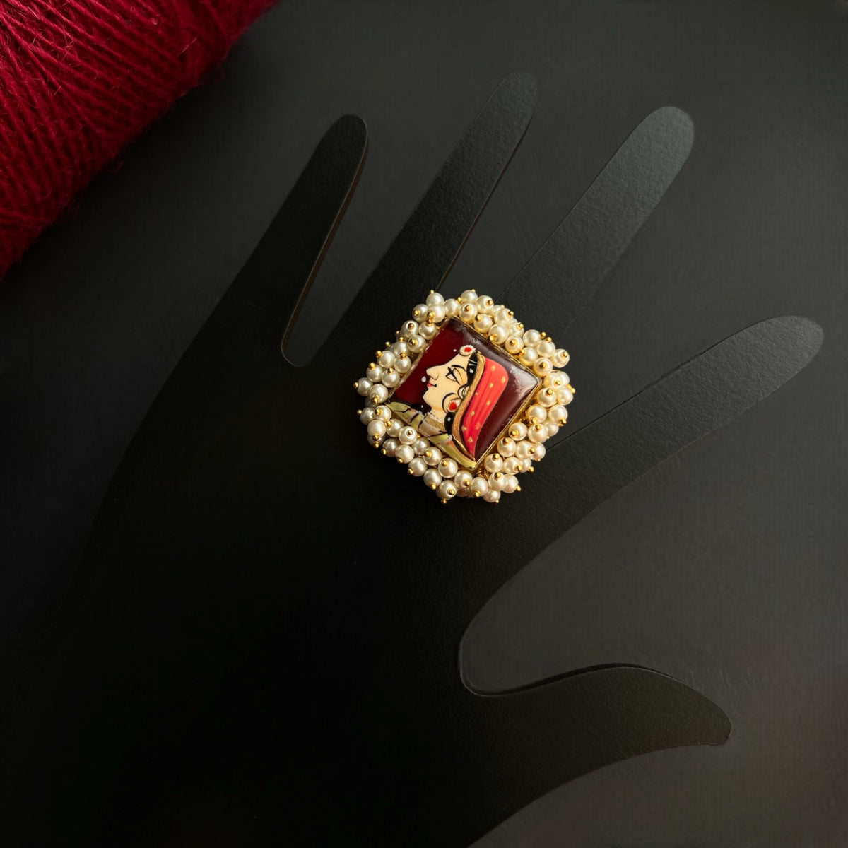 MUMTA GOLD TONED PREMIUM HANDMADE RING R36