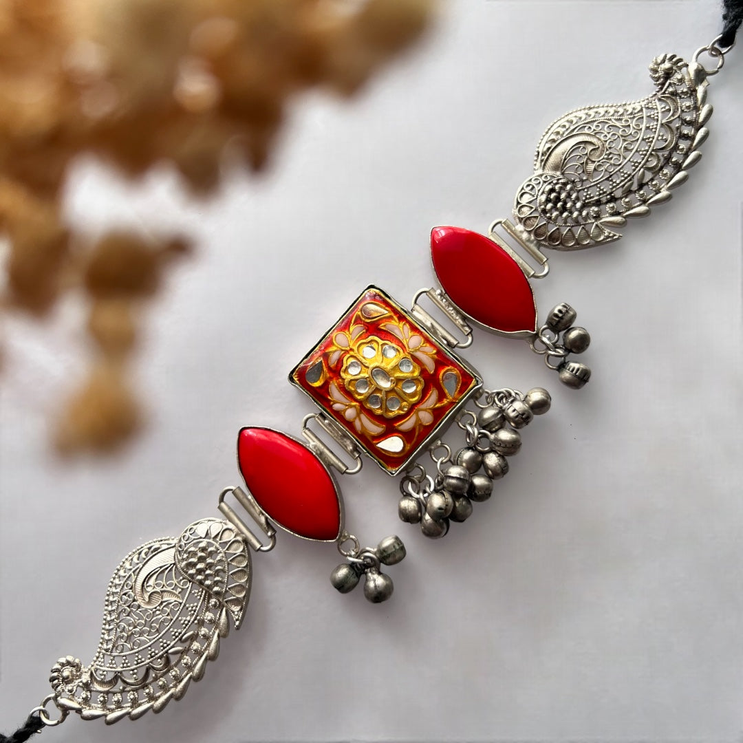 SHIRINA BIJOUX PREMIUM AND EXCLUSIVE HANDMADE CHOKER WITH EARRINGS CH81