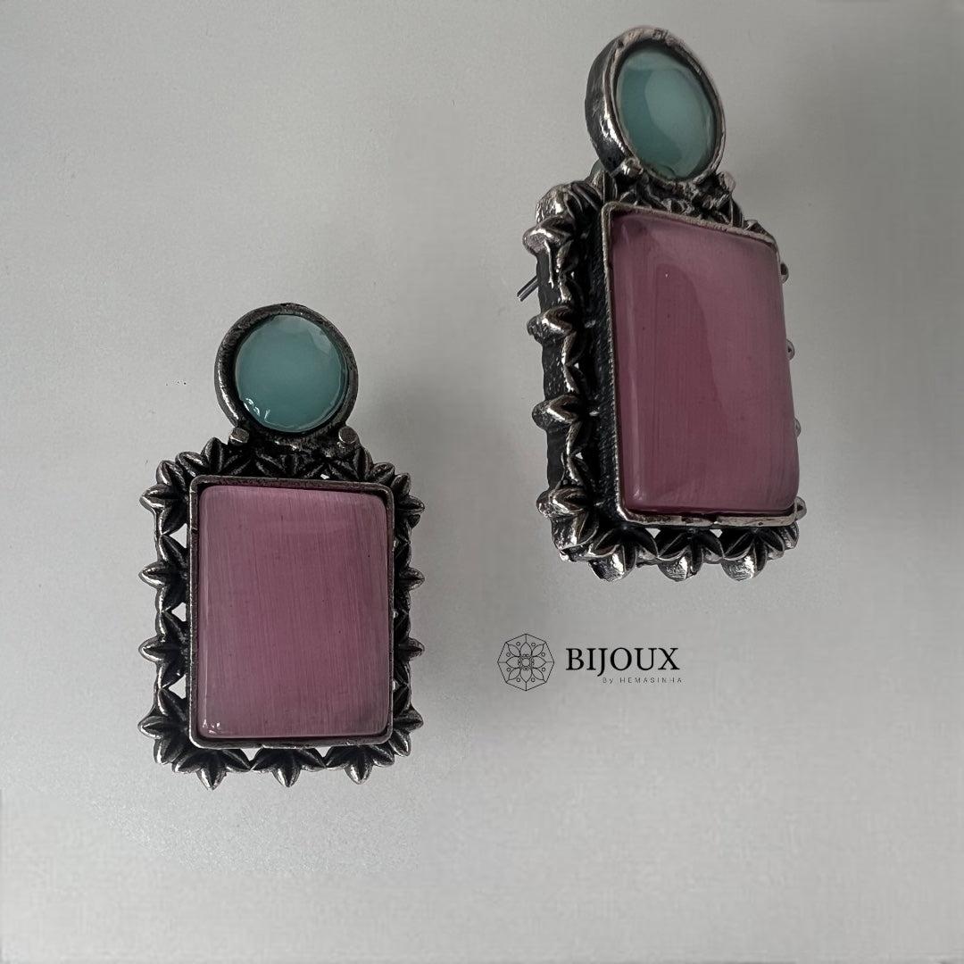 MOULINI SILVER LOOK ALIKE HANDMADE VICTORIAN EARRING ER364