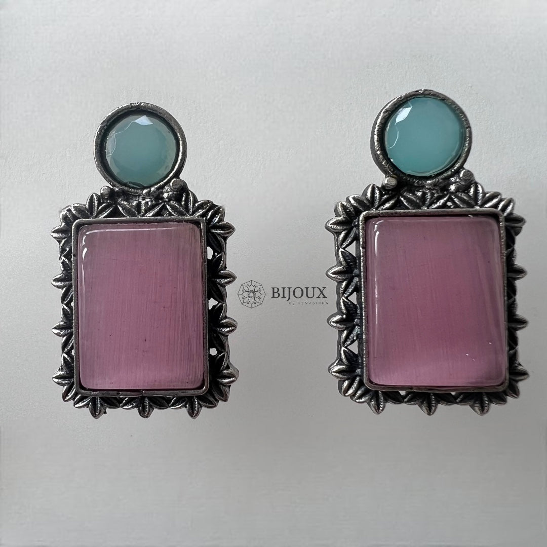 MOULINI SILVER LOOK ALIKE HANDMADE VICTORIAN EARRING ER364