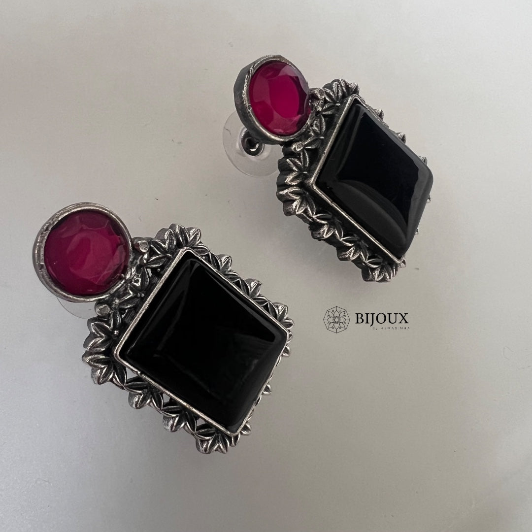 MOULINI SILVER LOOK ALIKE HANDMADE VICTORIAN EARRING ER364