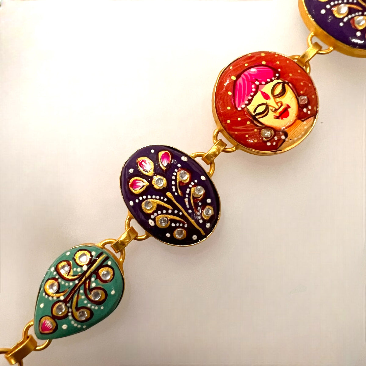 YADASH HANDMADE AND HAND PAINTED CHOKER/NECKPIECE-CH425