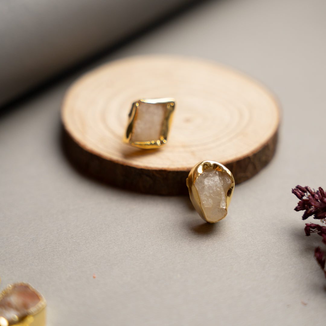 BOWIE PREMIUM 18K PLATED HANDMADE ANTIQUE NECKPIECE/NECKLACE EARRINGS NL254