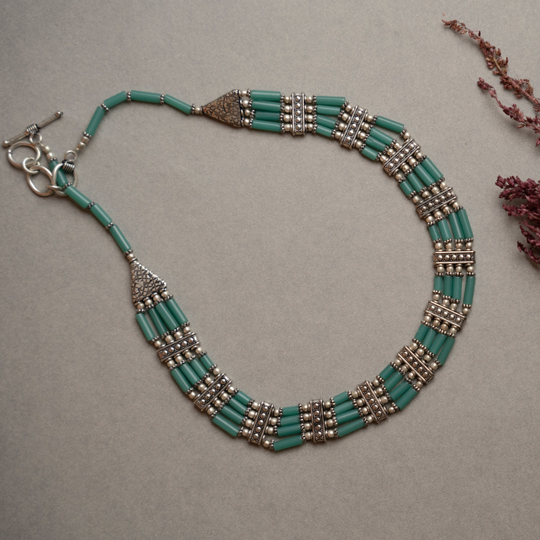 GARGI OXIDIZED FINISH NECKLACE/NECKPIECE NL251