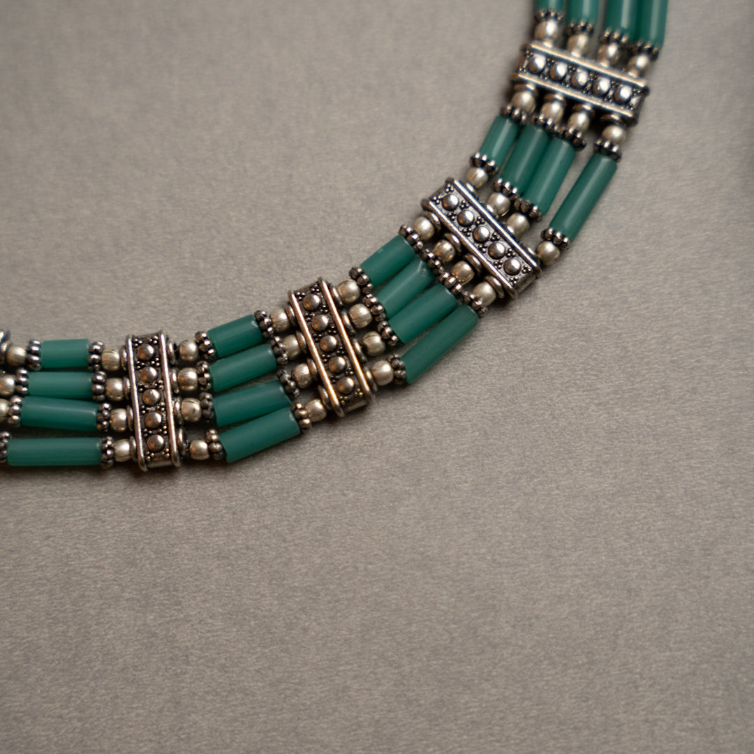 GARGI OXIDIZED FINISH NECKLACE/NECKPIECE NL251