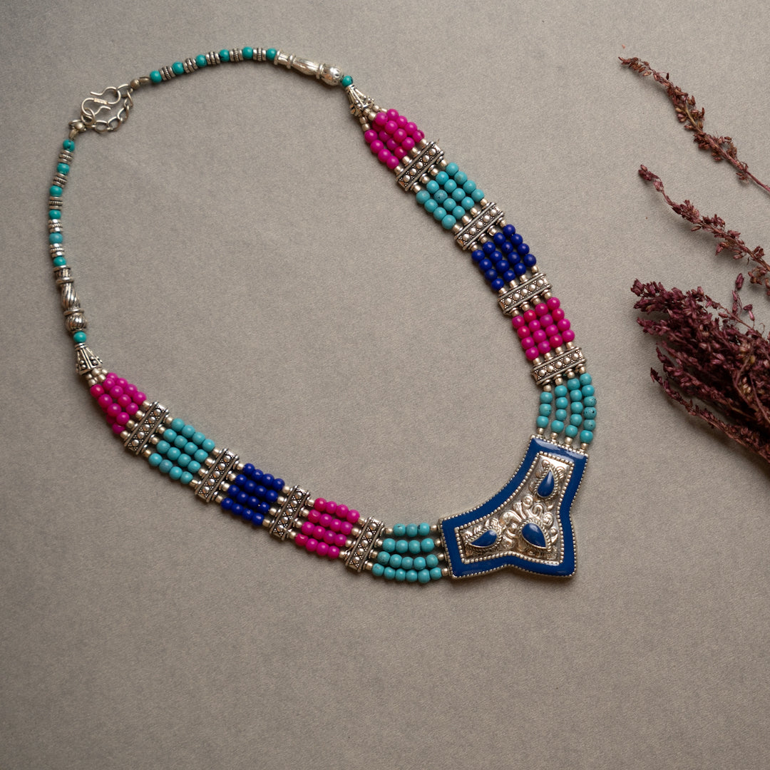 GARGI OXIDIZED FINISH NECKLACE/NECKPIECE NL251