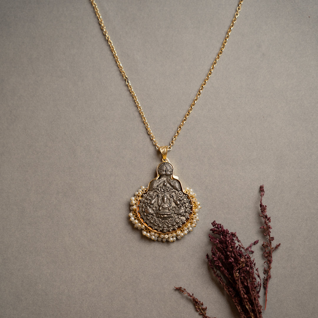 AOIFE PREMIUM PREMIUM  18K PLATED HANDMADE ANTIQUE NECKPIECE/NECKLACE NL256