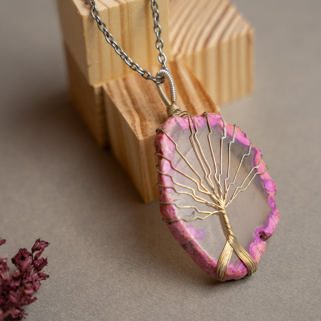 GARIMA HANDMADE AGATE STONE ANTIQUE NECKPIECE/NECKLACE NL258