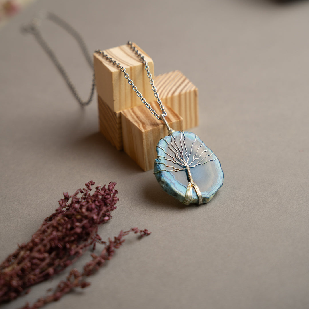 GARIMA HANDMADE AGATE STONE ANTIQUE NECKPIECE/NECKLACE NL258