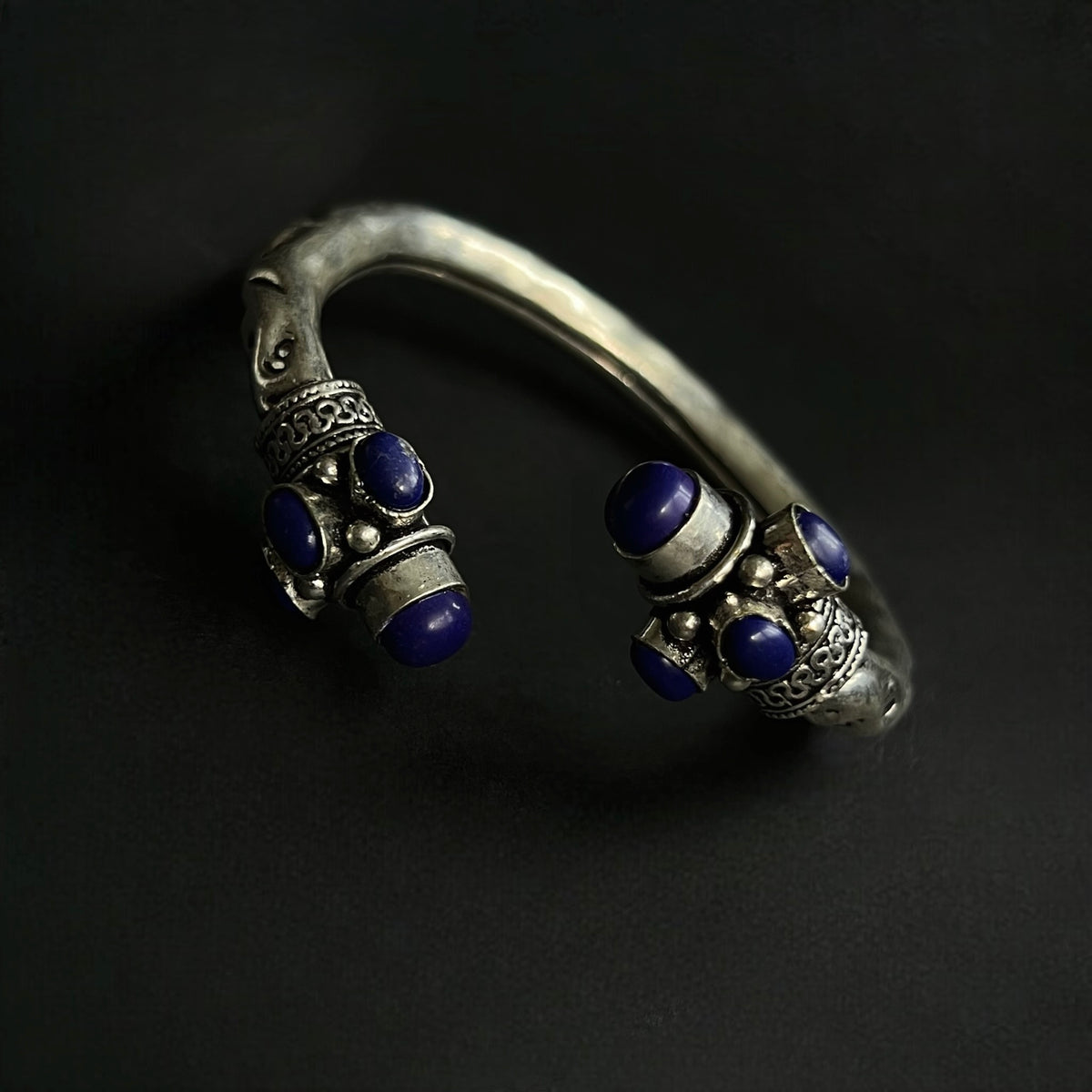 RANA BLACK POLISH HAND CUFFS/BRACELET/BANGLES/KADAS BR78