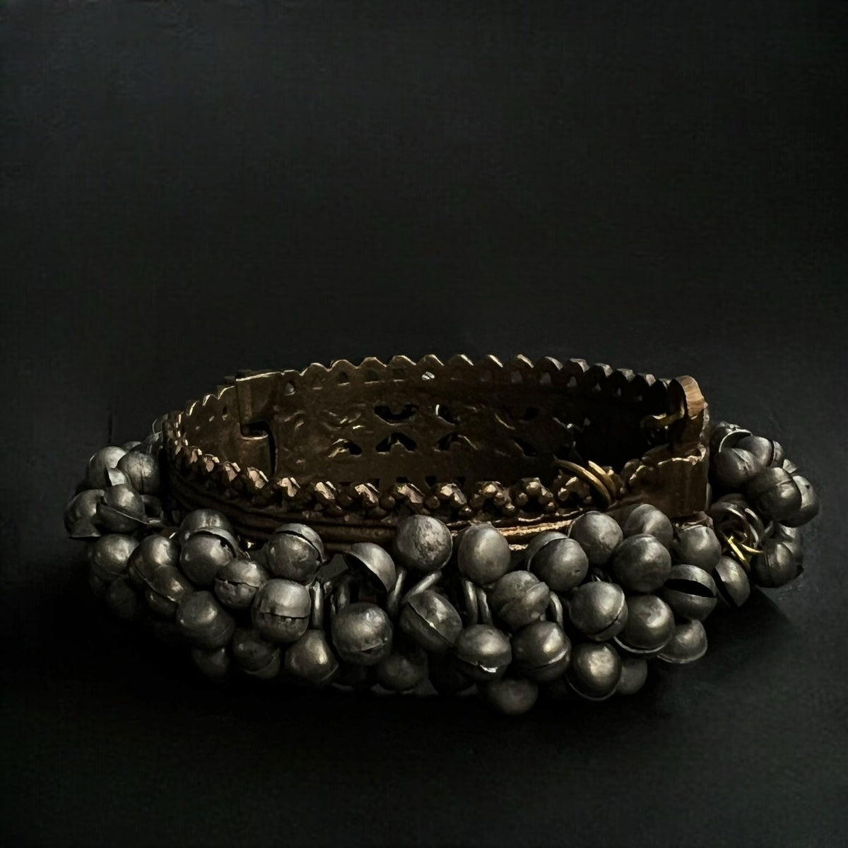 ELLA BLACK POLISH CLASSIC STNEHAND CAFFS BRACELETS BR83